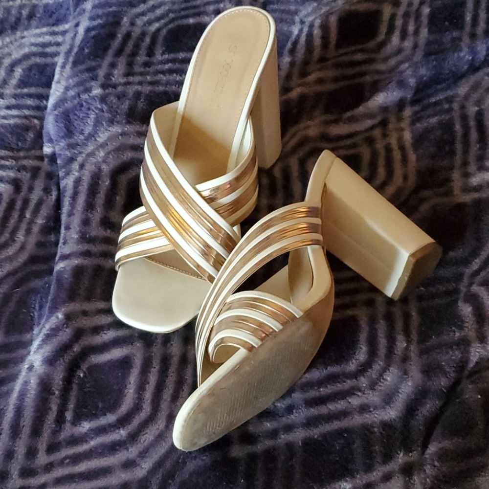 Heeled Open-Toe Sandals - Picture 3 of 3